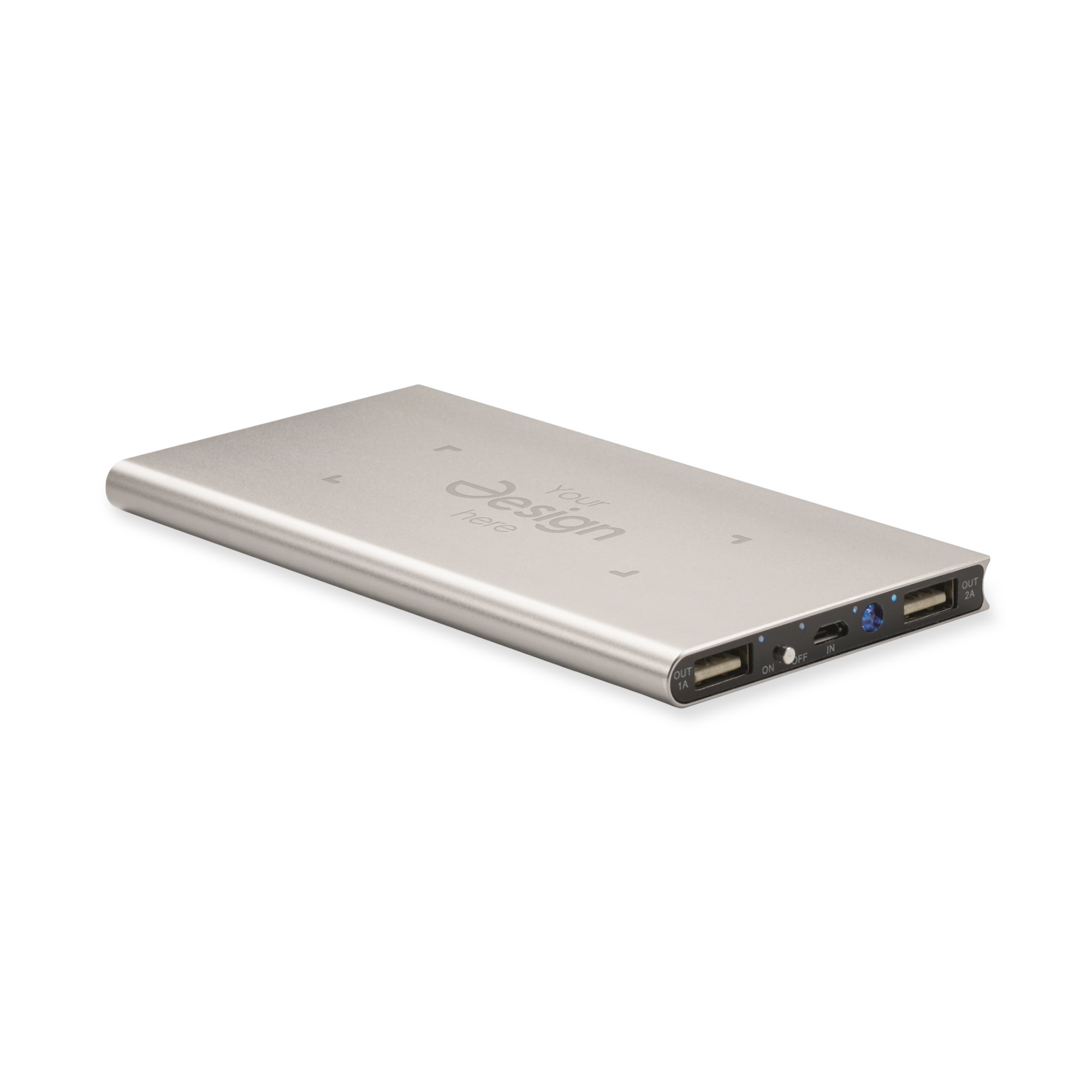 Powerbank Mick - 8000 mAh | Indicatielampje | Compact & Stevig