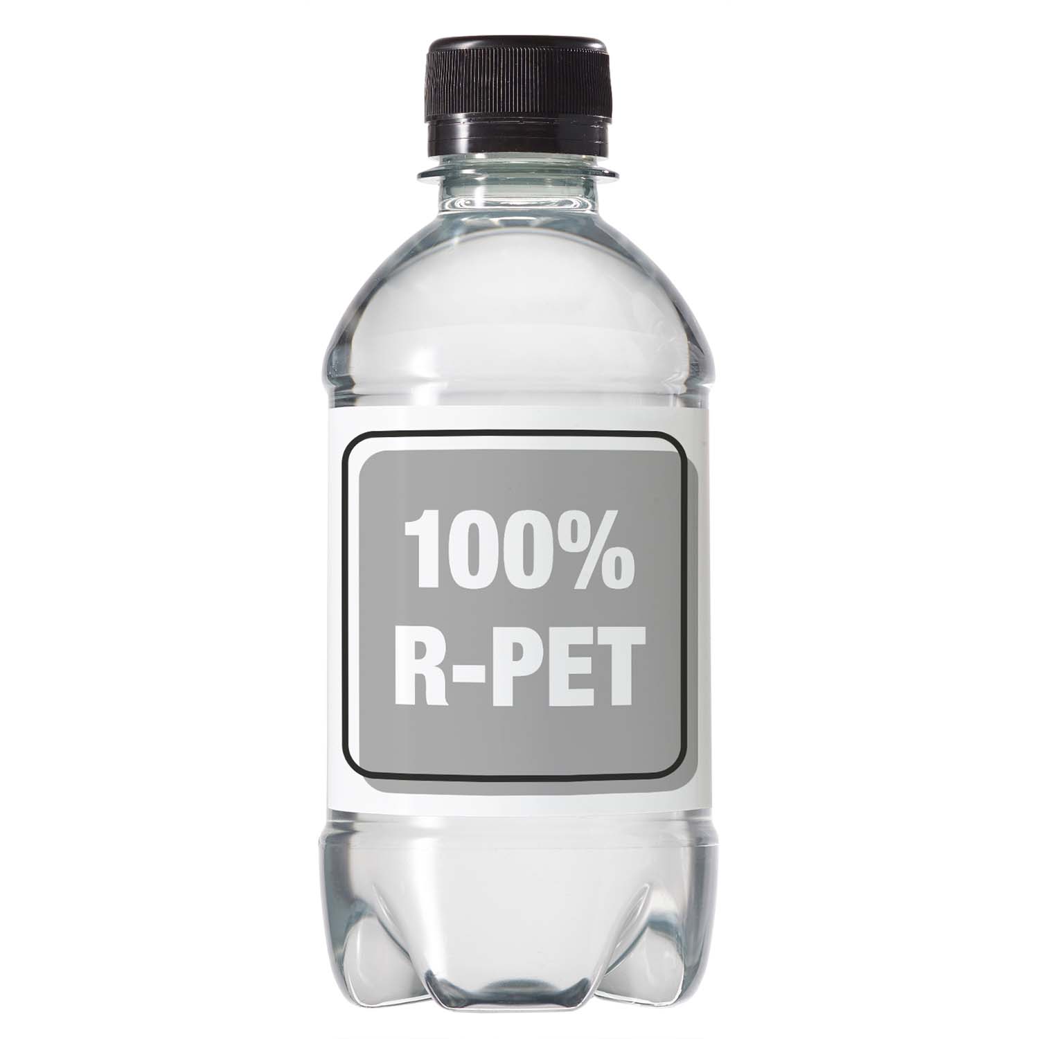 Gevuld waterflesje - 330 ml | R-PET | Lekvrij